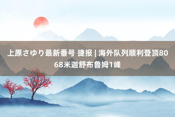 上原さゆり最新番号 捷报 | 海外队列顺利登顶8068米迦舒布鲁姆1峰