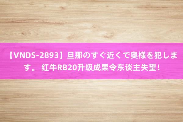 【VNDS-2893】旦那のすぐ近くで奥様を犯します。 红牛RB20升级成果令东谈主失望！